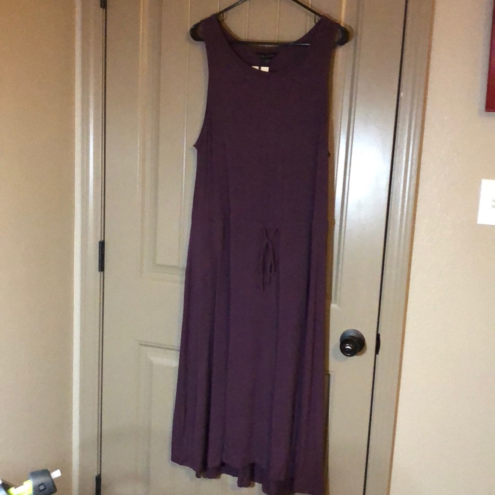 Dress 97% Rayon 3% spandex dusty plum